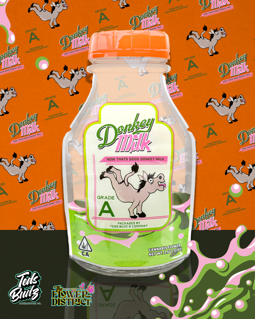 TED'S BUDZ X THE FLOWER DISTRICT DONKEY MILK 3.5G
