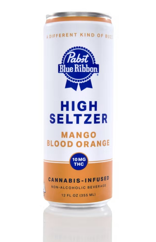 PABST BLUR RIBBON MANGO BLOOD ORANGE 10MG SELTZER