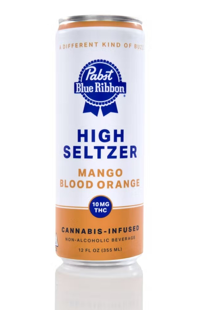 Pabst Blur Ribbon Mango Blood Orange 10 Mg Seltzer