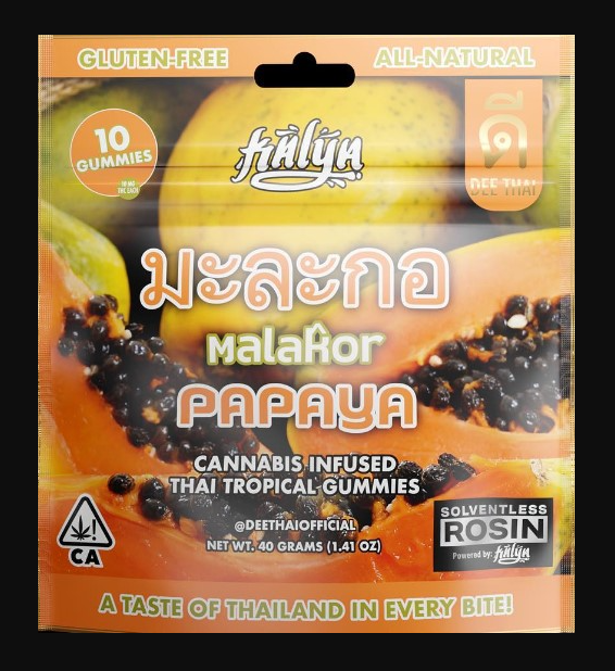 DEE THAI X KALYA PAPAYA ROSIN GUMMIES