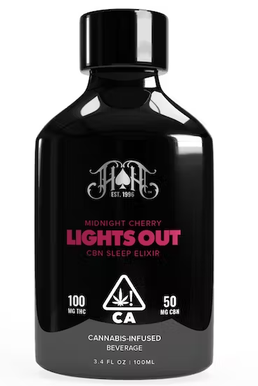 Heavy Hitters Lights Out  Midnight Cherry 100 Mg Elixir