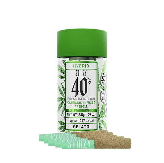 STIIIZY GELATO 40'S INFUSED PREROLL MULTIPACK