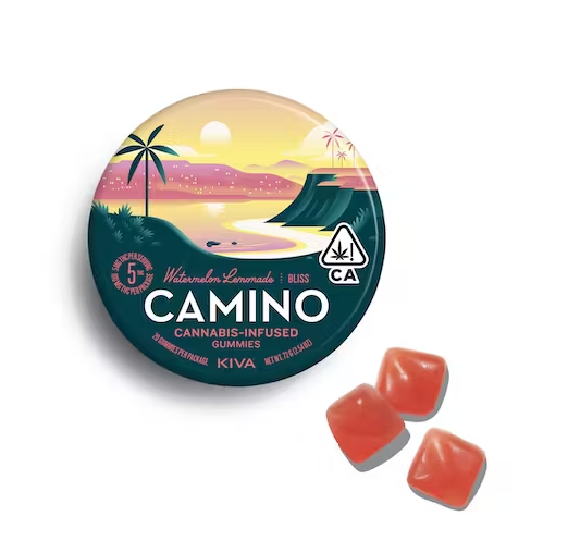 KIVA WATERMELON LEMONADE CAMINO GUMMIES 100MG