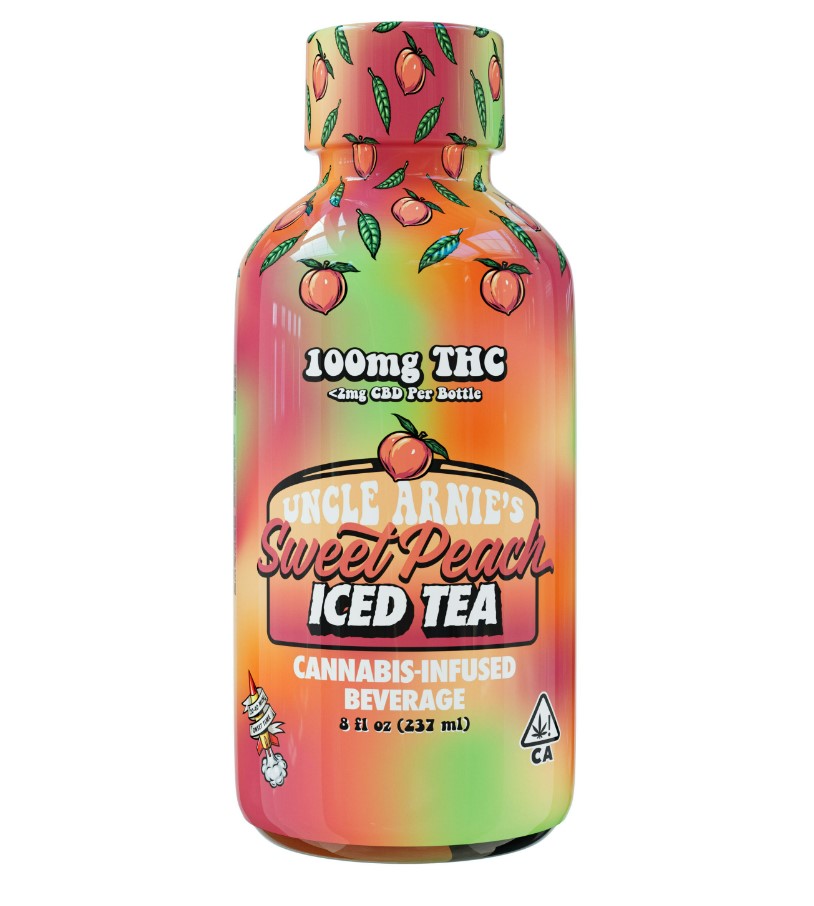 UNCLE ARNIE'S SWEET PEACH 100MG ICE TEA