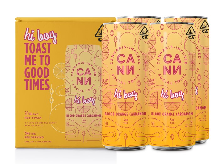 Cann Blood Orange Cardamom Hi Boys 4 Pk