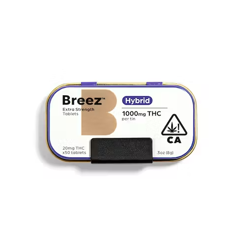 BREEZ | HYBRID 1000MG EXTRA STRENGTH TABLETS