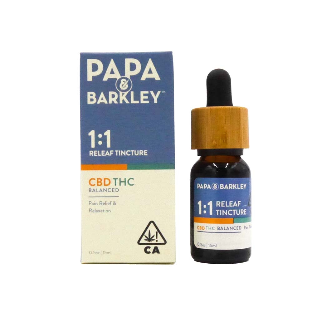 PAPA & BARKLEY 1:1 THC:CBD TINCTURE 15 ML