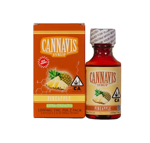 CANNAVIS PINEAPPLE EXTRA STRENGTH SYRUP 1000MG